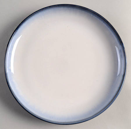 Serene Fountain Blue Salad/Dessert Plate
