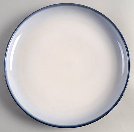 Serene Fountain Blue Dinner Plate