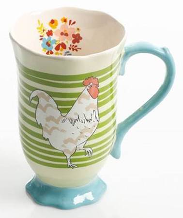 Life on the Farm Footed Mug