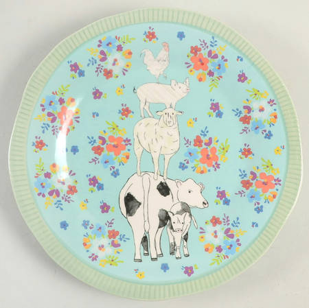 Life on the Farm Salad/Dessert Plate