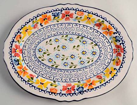 Luxembourg 14" Oval Serving Platter