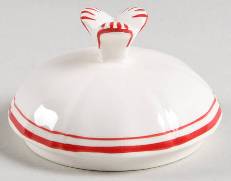 Filets Rouge (Red) Lid for Sugar Bowl
