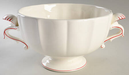 Filets Rouge (Red) Tureen No Lid