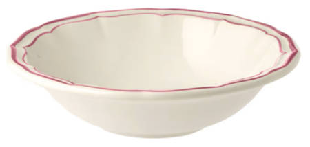 Filets Pivoine (Peony Pink) Coupe Cereal Bowl