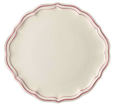 Filets Pivoine (Peony Pink) Cake Plate