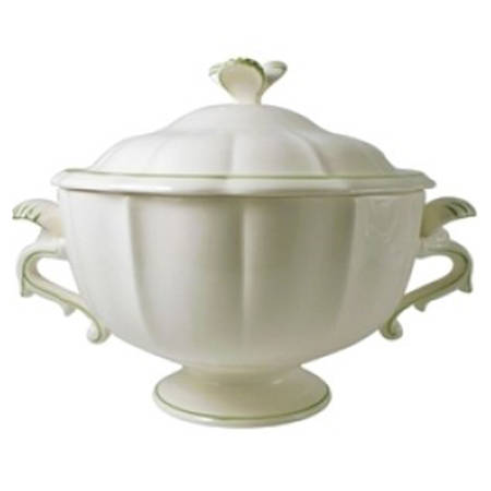 Filets Celadon (Earth Gray-Green) Tureen &  Lid
