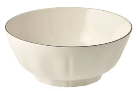 Filets Taupe (Light Brown) 6" Round Serving Bowl