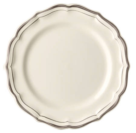 Filets Taupe (Light Brown) Salad/Dessert Plate