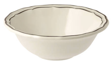 Filets Taupe (Light Brown) Large Soup/Cereal Bowl