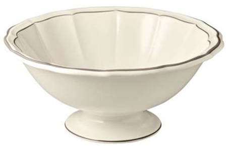 Filets Taupe (Light Brown) 11" Round Vegetable Bowl