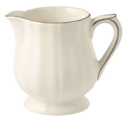 Filets Taupe (Light Brown) Creamer