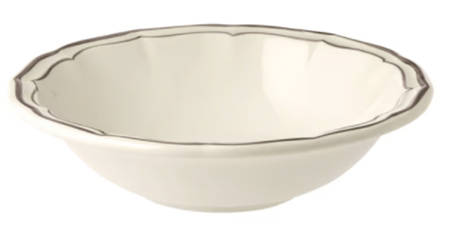 Filets Taupe (Light Brown) Coupe Cereal Bowl