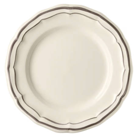 Filets Taupe (Light Brown) Canape Plate