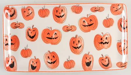 Halloween Icon 14" Rectangular Tray