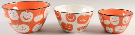 Halloween Icon (3 Piece) Mixing Bowl Set (MB7, MB6, MB5)