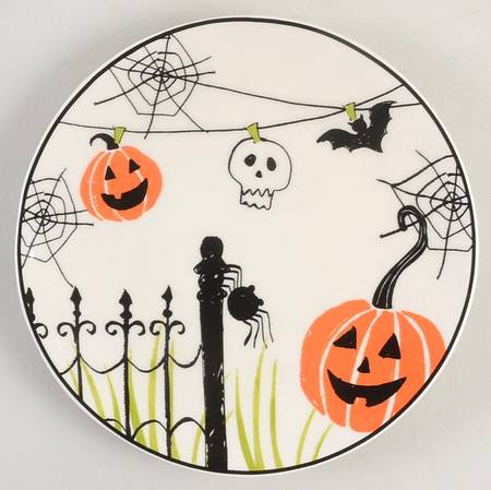 Halloween Picket Fence Appetizer Plate
