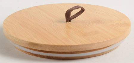 Sage Green Leaves-Autumn Hill Lid for Medium Canister
