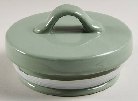 Sage Green Leaves-Autumn Hill Lid for Large Canister