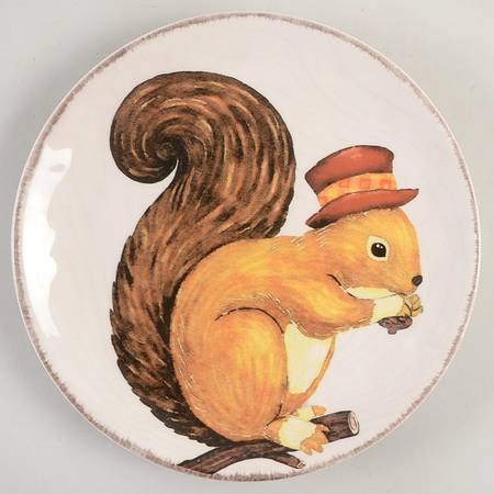 Royal Forest Animal Salad/Dessert Plate