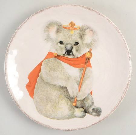 Royal Forest Animal Salad/Dessert Plate
