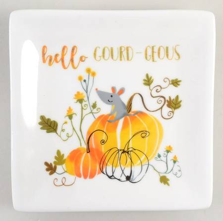 Hello Gourd-Geous Square Appetizer Plate