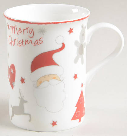 Santa and Snowman Mug