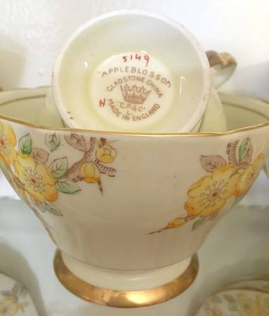 Apple Blossom Open Sugar Bowl