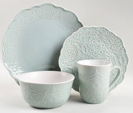 Portina Mint Green 4 Piece Place Setting