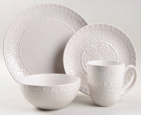 Milanto Cream 4 Piece Place Setting