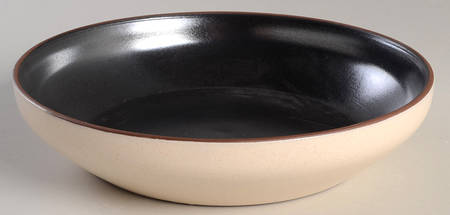 Contempo Classic Black Individual Dinner Bowl