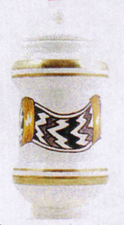 Dominote (Hand Painted) 10" Pharmacy Jar & Lid