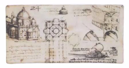 Leonardo de Vinci Machines 7" Rectangular Tray