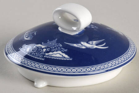 Blue Willow Lid for Teapot