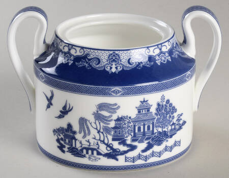 Blue Willow Sugar Bowl No Lid