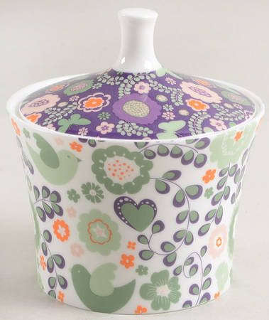 Prarie Ditsy Sugar Bowl & Lid