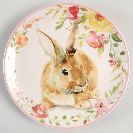 Posey Bunny Salad Plate