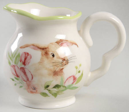 Floral Bunny Creamer
