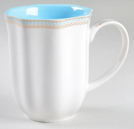 Scallop Aqua Gold Mug