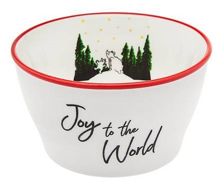 Holiday Sayings Individual Appetizer Bowl
