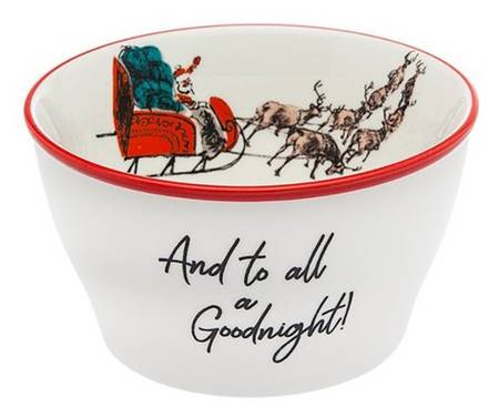 Holiday Sayings Individual Appetizer Bowl