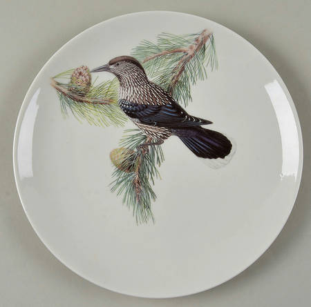 Winter Bird Salad Plate