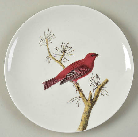 Winter Bird Salad Plate