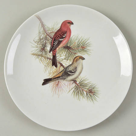 Winter Bird Salad Plate