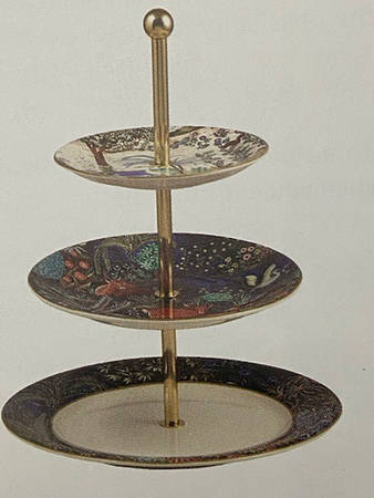 Le Jardin du Palais, The Palace Garden 3-Tiered Serving Tray (DP, SP, BB)
