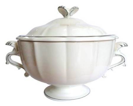 Filet Khaki Tureen &  Lid