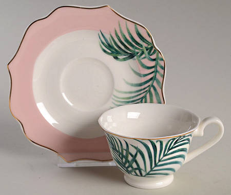 GTW42 Footed Demitasse Cup & Saucer Set