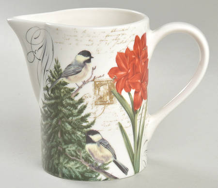 Winter Cheer Bird Creamer