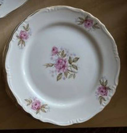 Dresden Rose Salad Plate