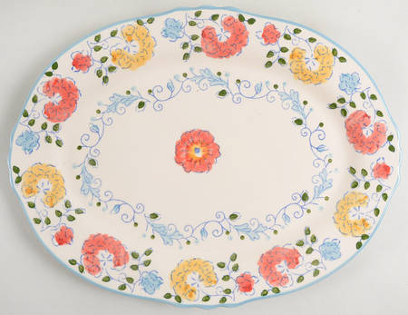 Anaya 14" Oval Serving Platter