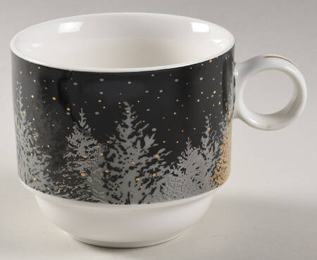 Black Grey Tree Stackable Mug